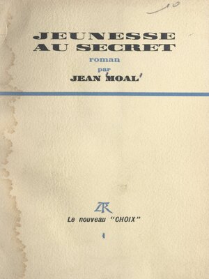 cover image of Jeunesse au secret
